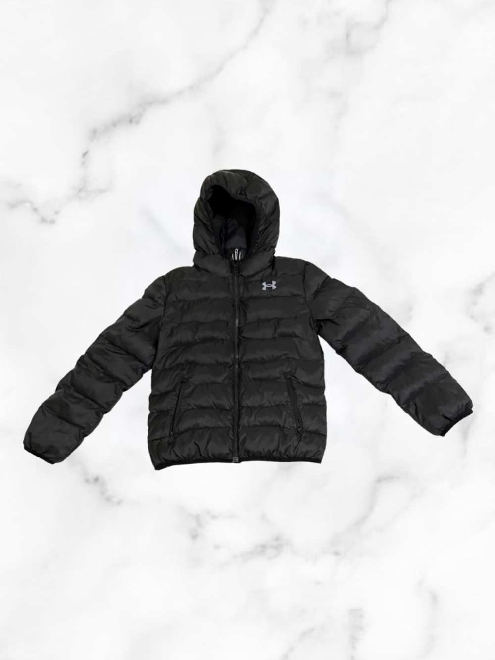 Girls Under Armour Black Puffer Jacket